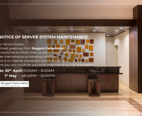 Notice of server system maintenance