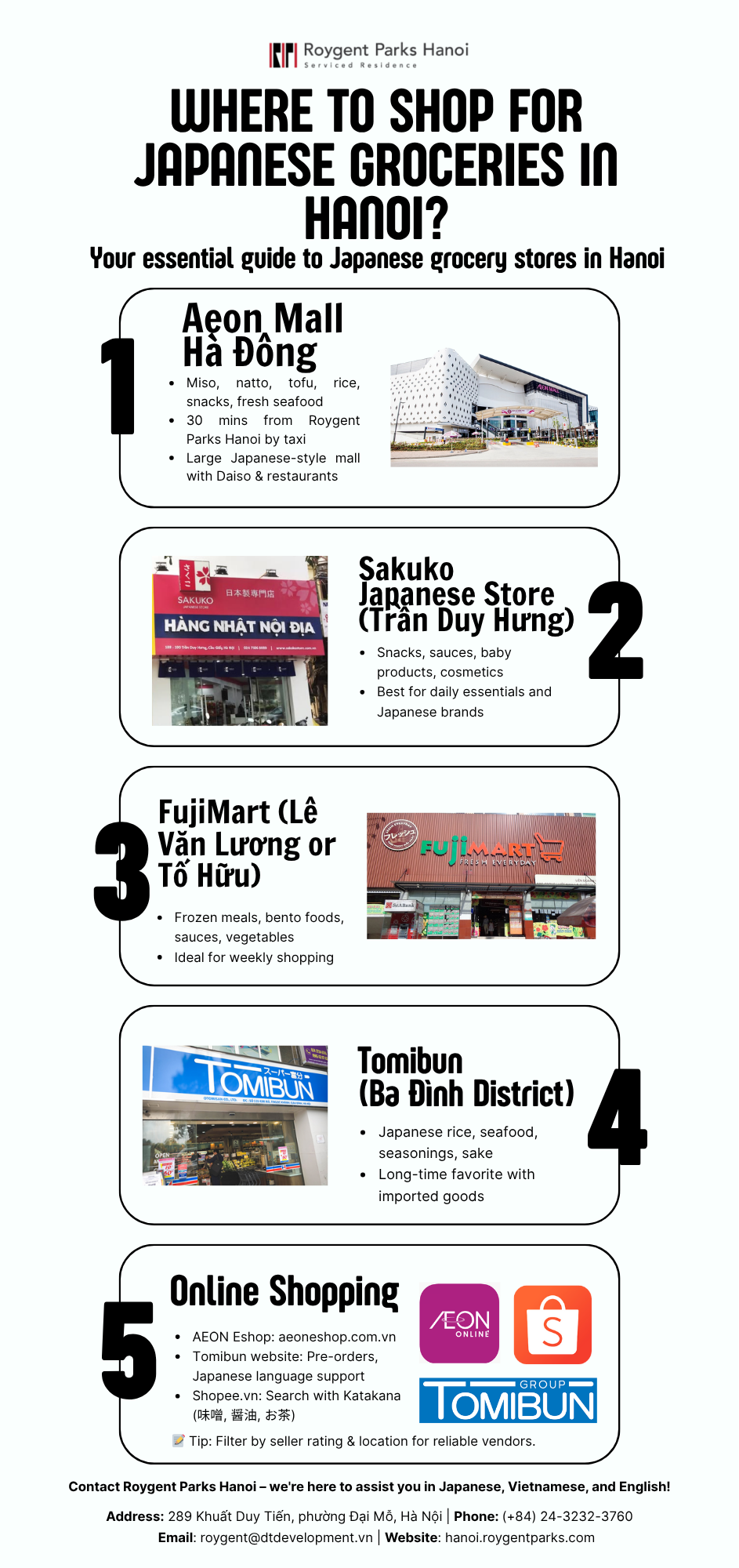 Mua thực phẩm Nhật ở đâu tại Hà Nội?
