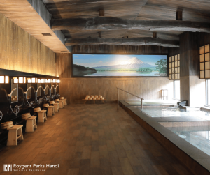 하노이의 쌀쌀한 계절, 온기를 전하는 일본식 공중목욕탕 체험