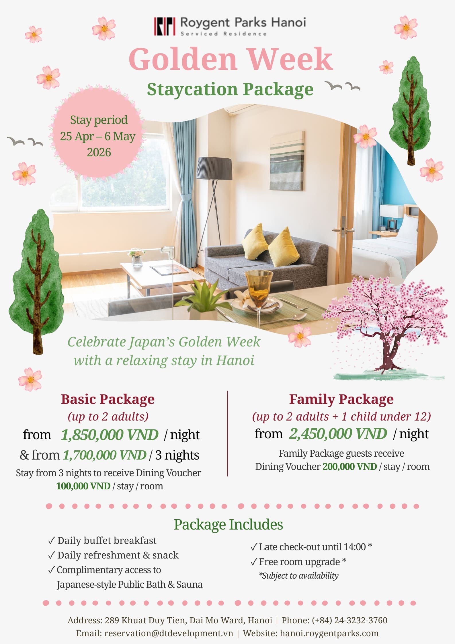 🌸Tuần lễ vàng tại Hà Nội – nghỉ theo một cách khác